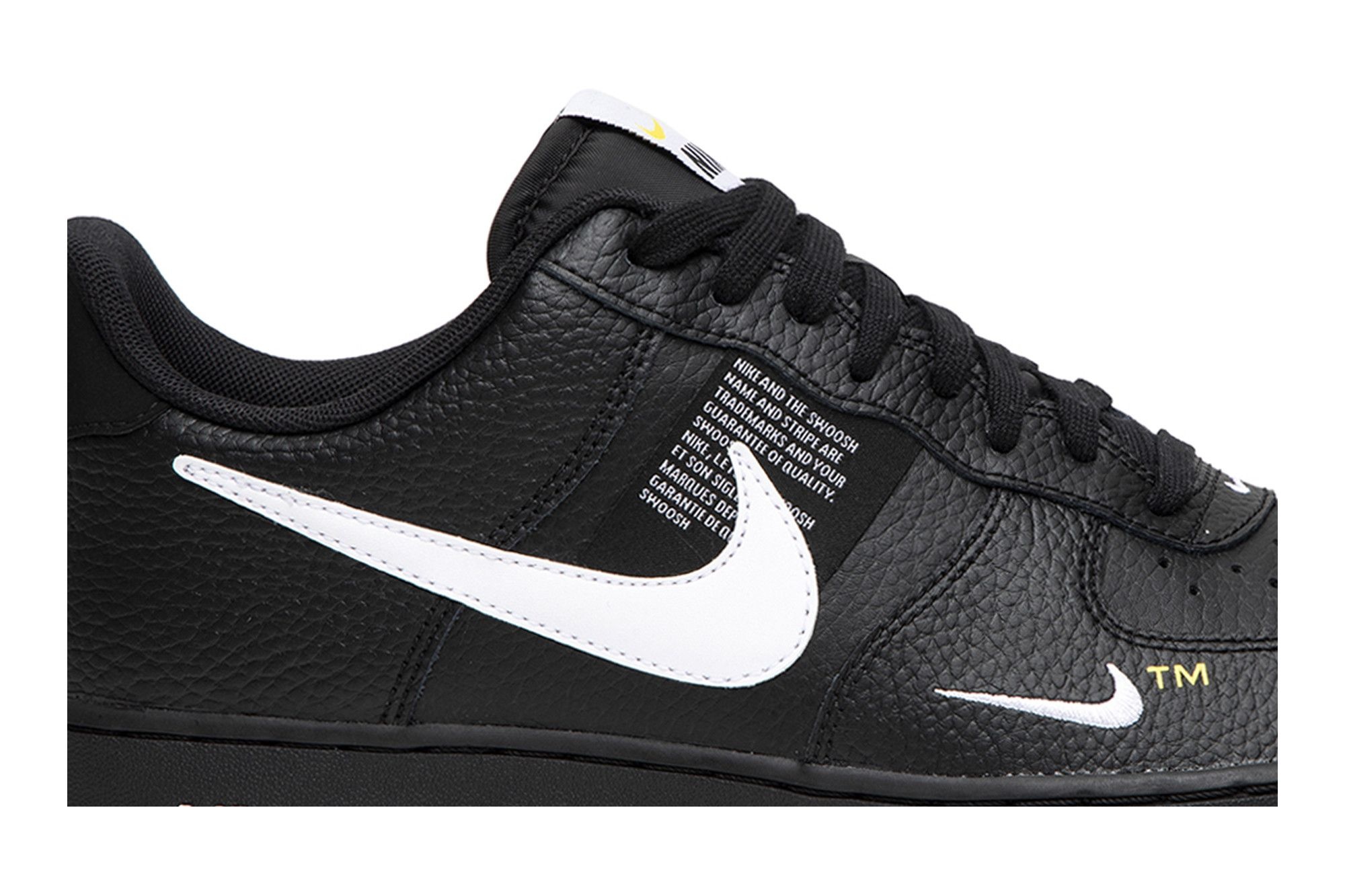 Nike Air Force 1 Low Utility Black White Sneakers - AJ7747-001