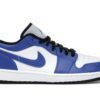 Air Jordan 1 Low Game Royal Sneakers - White/Game Royal-Black - 553558-124