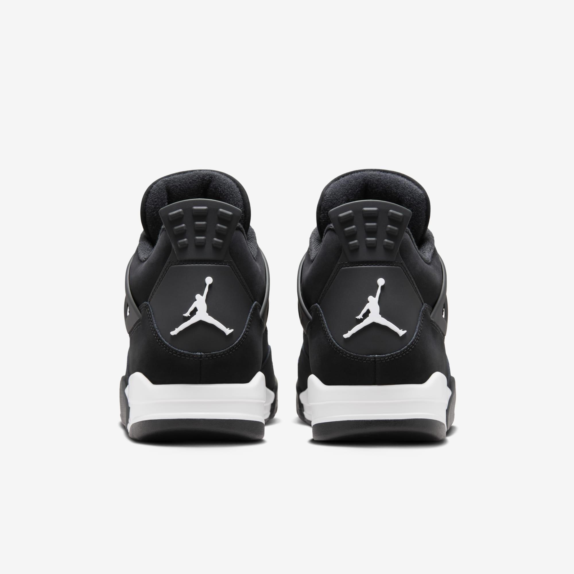 Jordan 4 Retro White Thunder Sneakers – Black/White/Black