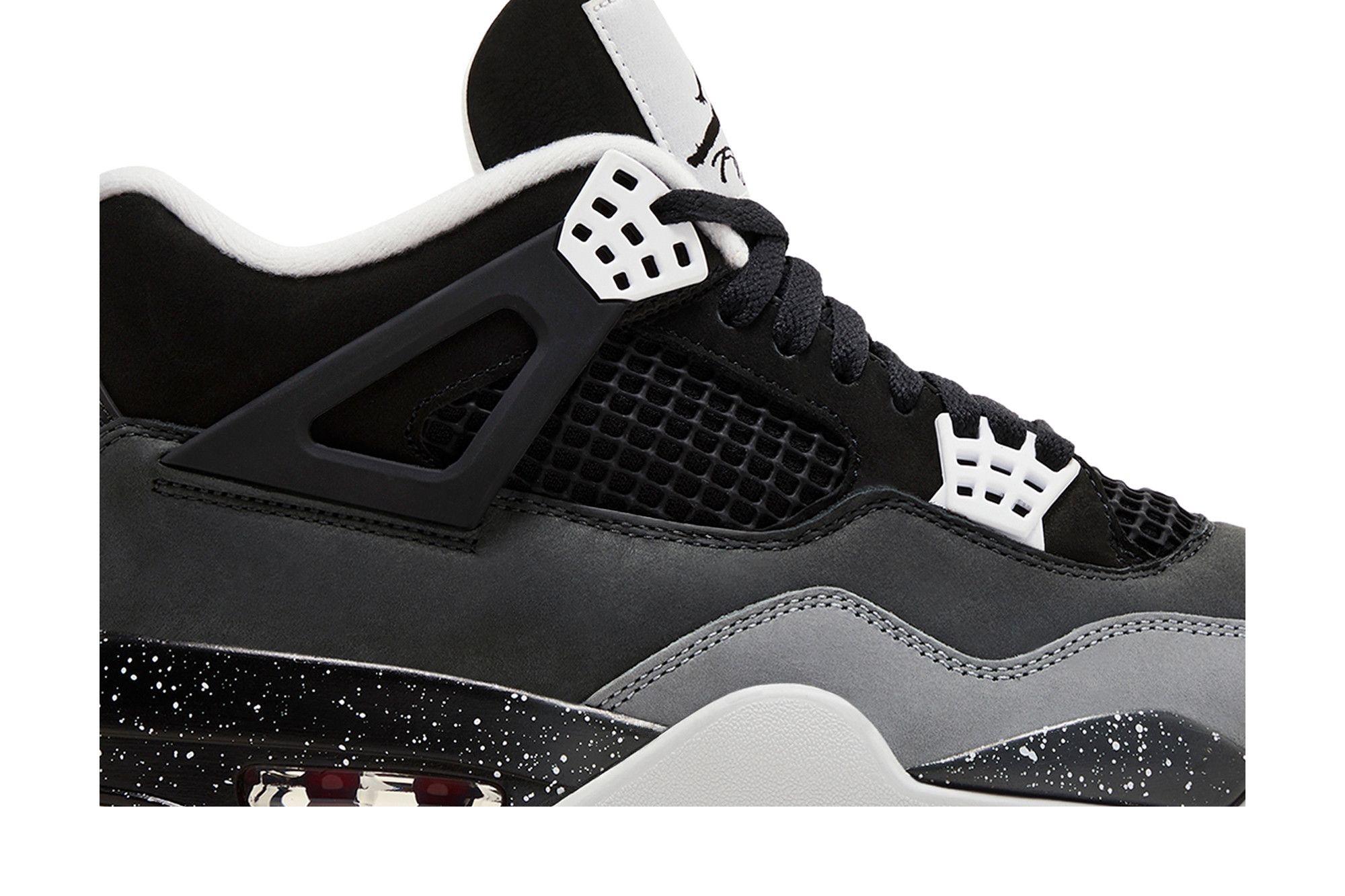Jordan 4 Retro Fear (2024) Black/White/Anthracite Sneakers - FQ8138-002