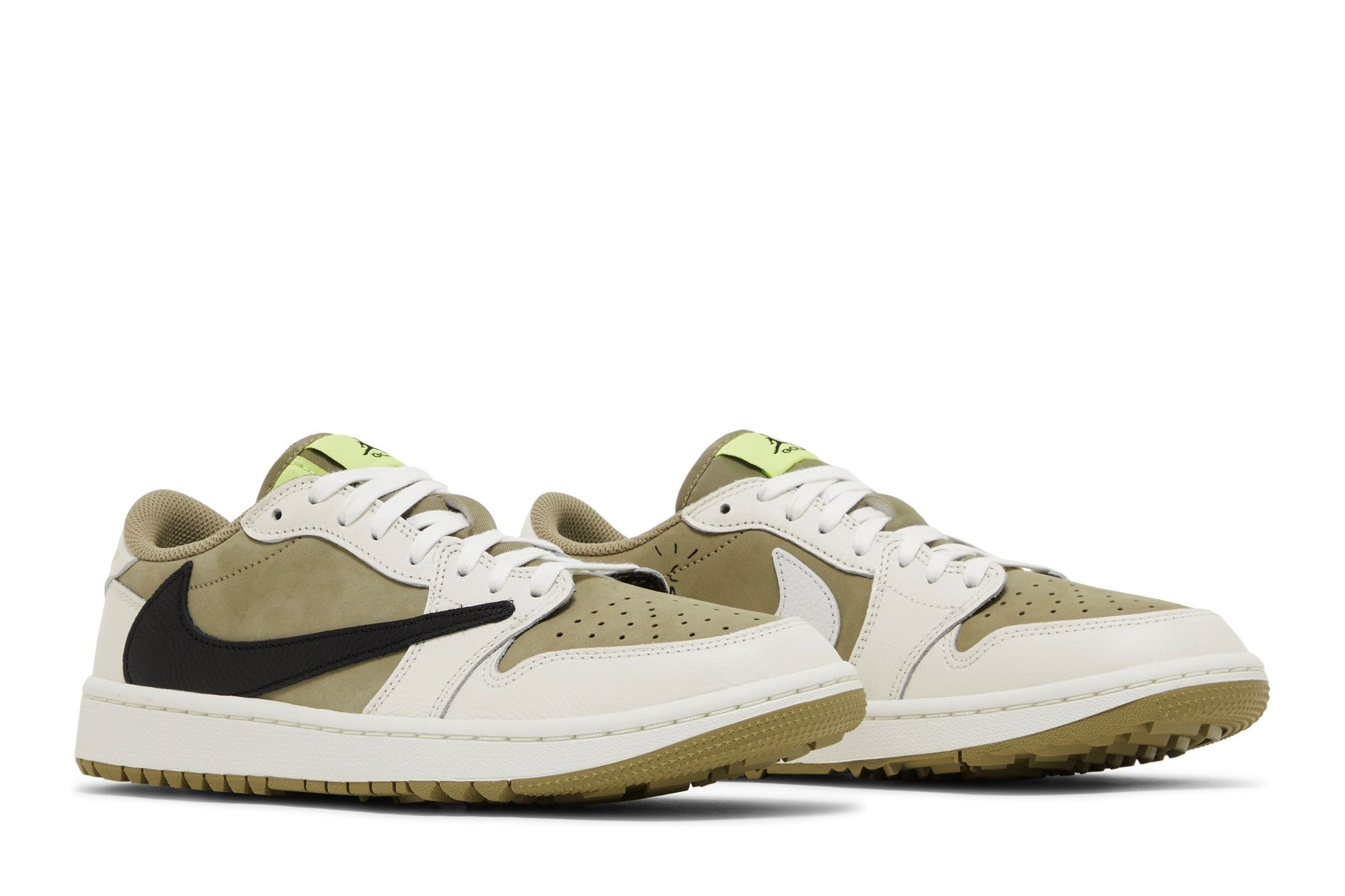 Jordan 1 Retro Low Golf Travis Scott Neutral Olive