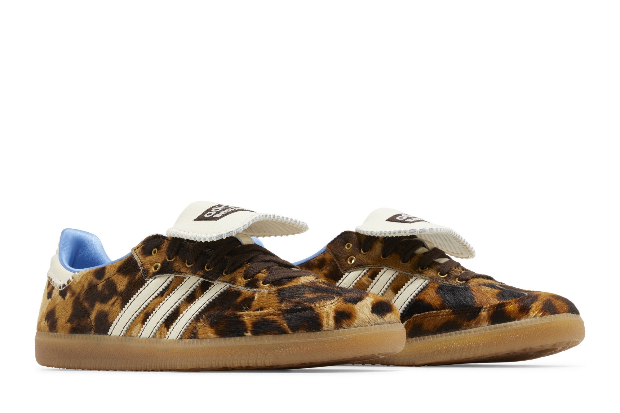 adidas Samba Wales Bonner Leopard Sneakers - Dark Brown/Cream White - IE0578 8 adidas Samba Wales Bonner Leopard Sneakers
