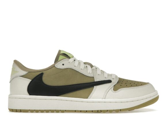 Jordan 1 Retro Low Golf Travis Scott Neutral Olive FZ3124 200 FZ3124 200 01