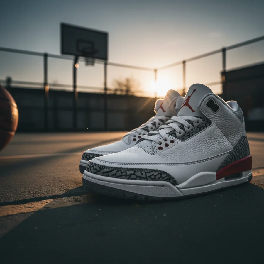 Air Jordan 3 with iconic elephant print